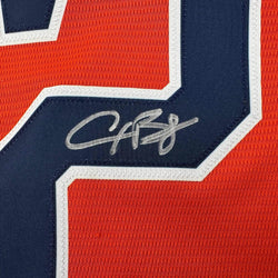 Framed Autographed/Signed Alex Bregman 35x39 Houston Astros Authentic Orange Baseball Jersey Beckett BAS COA