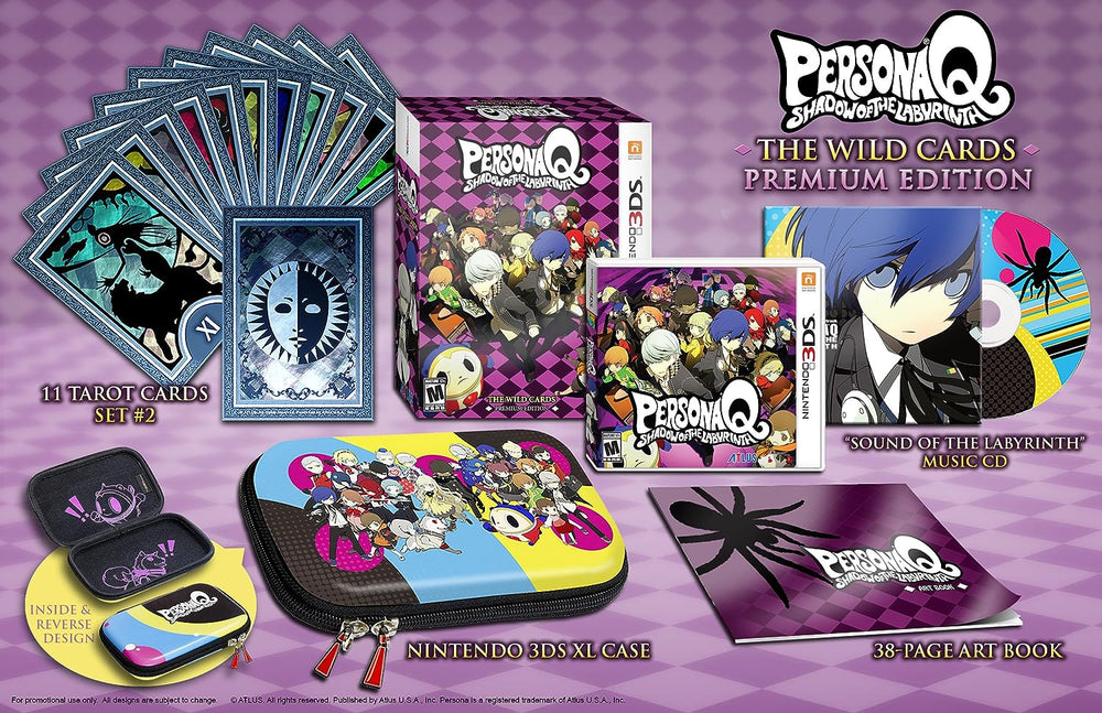 Persona Q: Shadow of the Labyrinth: Wild Cards Premium Edition (Nintendo 3DS) (ONLINE ORDER ONLY)
