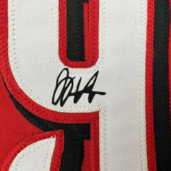 Framed Facsimile Autographed Joey Votto 35x39 Cincinnati Red Reprint Laser Auto Baseball Jersey (ONLINE ORDER ONLY)