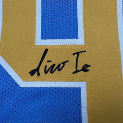 Framed Facsimile Autographed Nico Iamaleava 35x39 UCLA Blue Reprint Laser Auto College Football Jersey (ONLINE ORDER ONLY)
