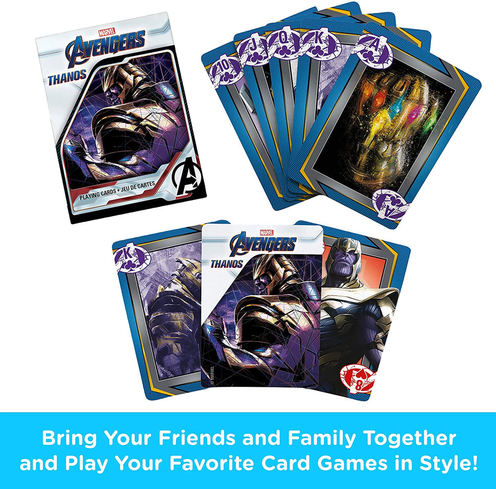 Aquarius Playing Cards: Marvel - Avengers Thanos (ONLINE ORDER ONLY)