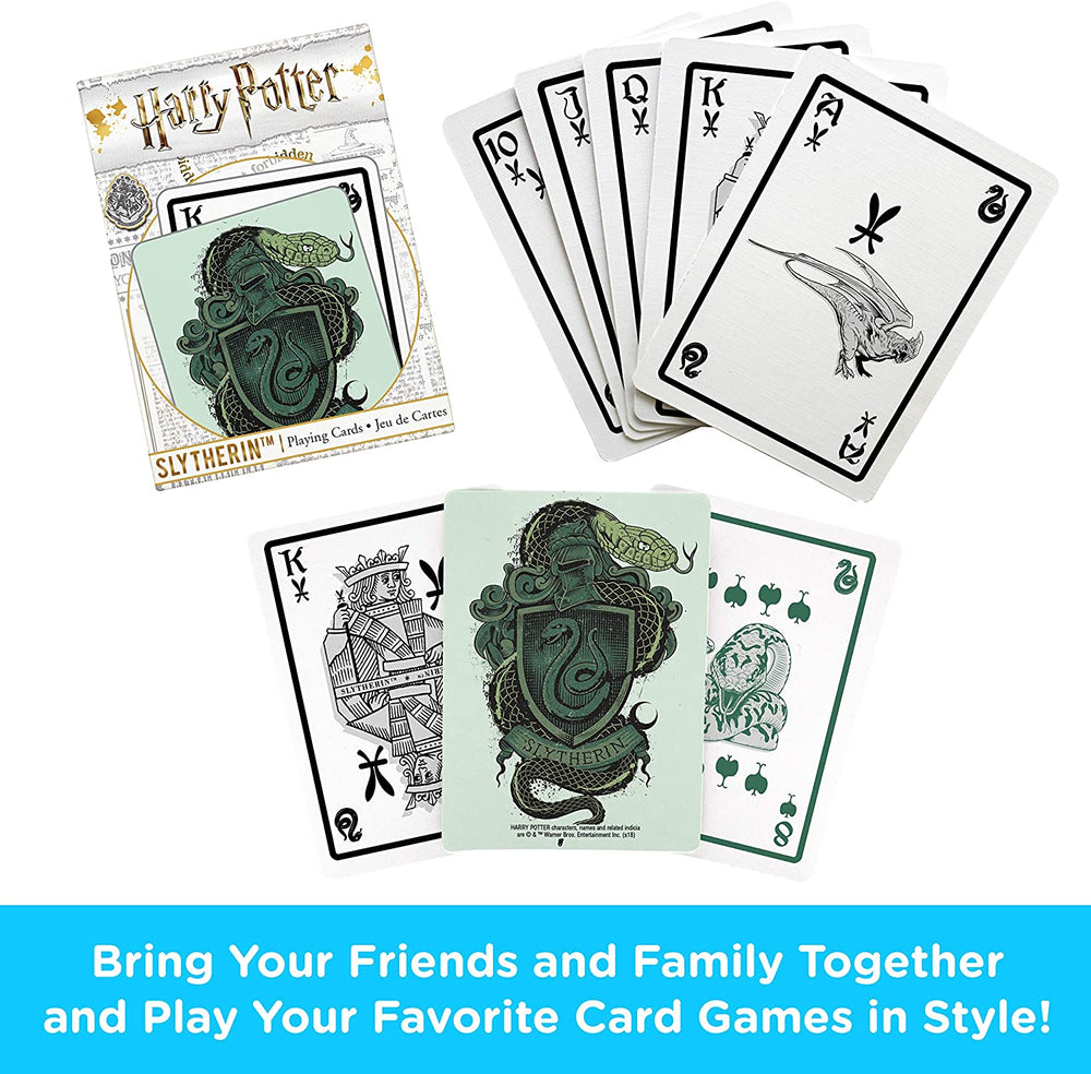 Aquarius Playing Cards: Harry Potter - Slytherin (ONLINE ORDER ONLY)