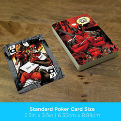 Aquarius Playing Cards: Marvel - Deadpool (ONLINE ORDER ONLY)