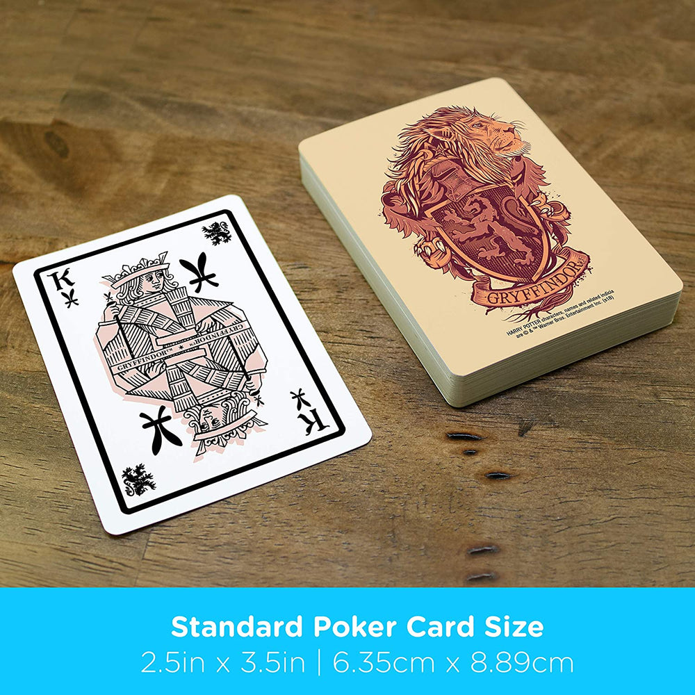 Aquarius Playing Cards: Harry Potter - Gryffindor (ONLINE ORDER ONLY)