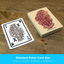 Aquarius Playing Cards: Harry Potter - Gryffindor (ONLINE ORDER ONLY)