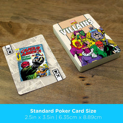 Aquarius Playing Cards: Marvel - Villians Retro (ONLINE ORDER ONLY)