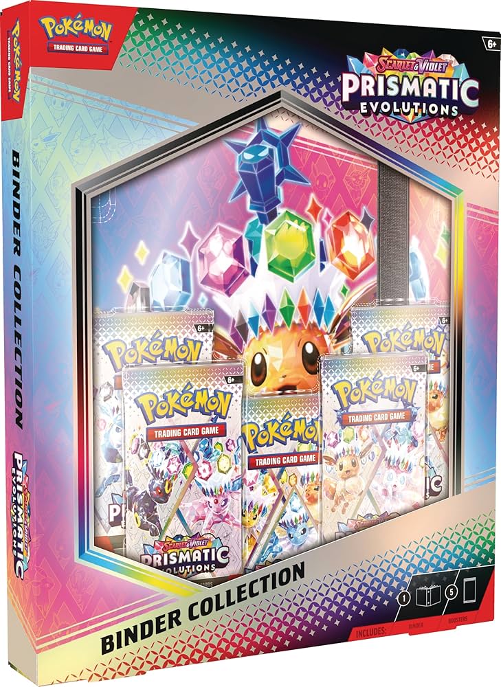 Prismatic Evolution Binder Collection | Pokemon | New (ONLINE ORDER ONLY)