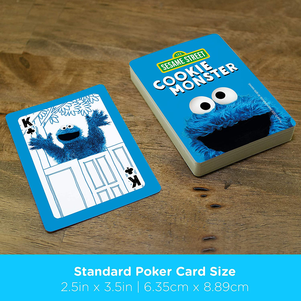 Aquarius Playing Cards: Sesame Street - Cookie Monster (ONLINE ORDER ONLY)