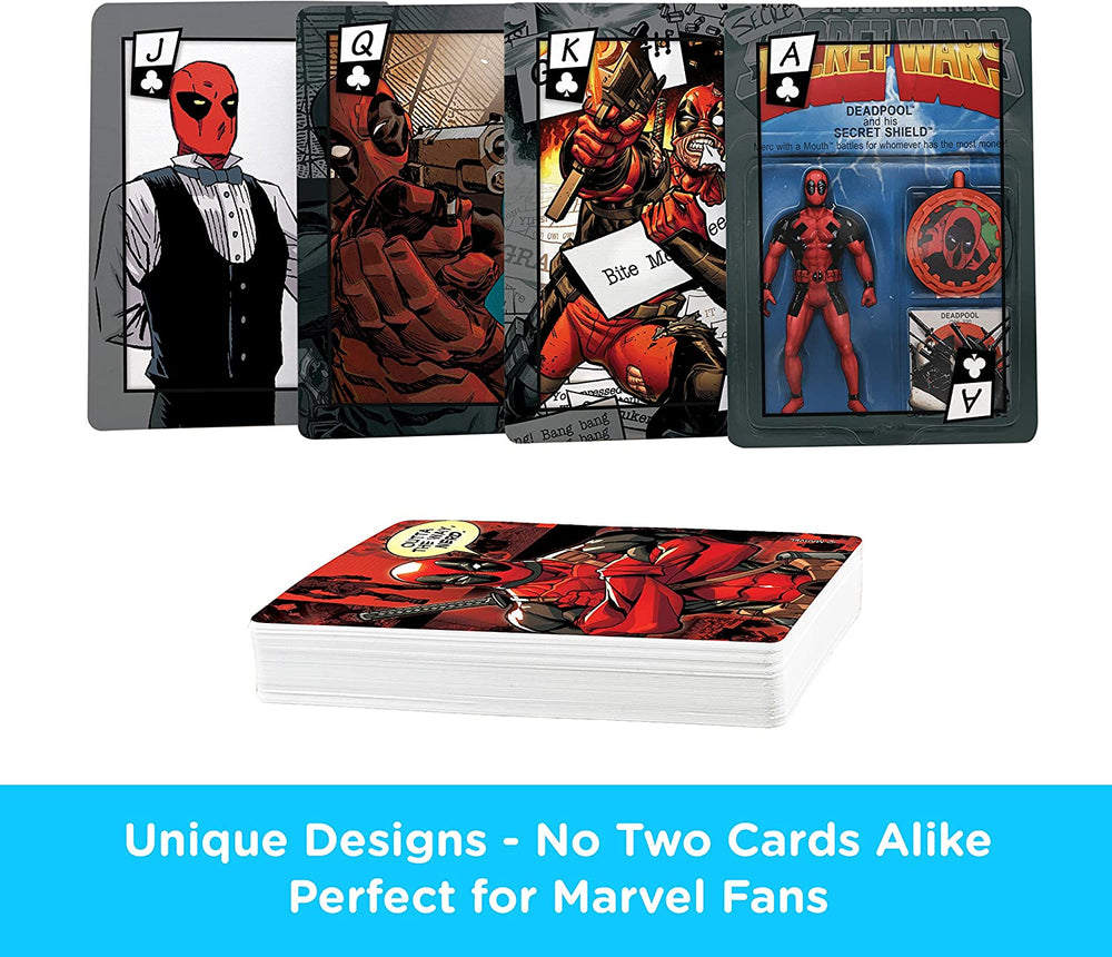 Aquarius Playing Cards: Marvel - Deadpool (ONLINE ORDER ONLY)
