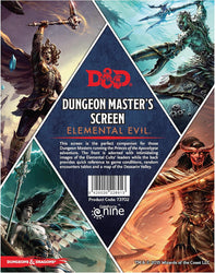 D&D: Elemental Evil (Princes of the Apocalypse) - Dungeon Master Screen (ONLINE ORDER ONLY)