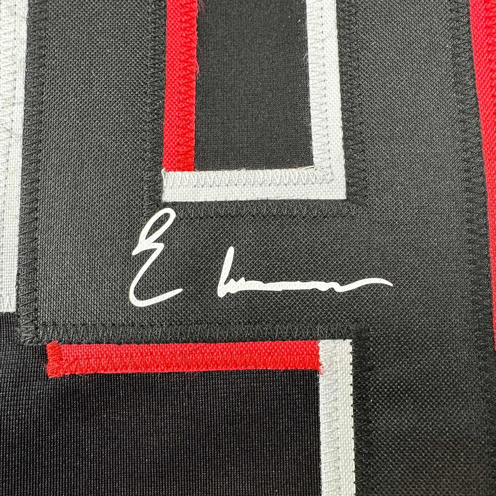 Framed Facsimile Autographed Elly De La Cruz 35x39 Cincinnati Black City Connect Reprint Laser Auto Baseball Jersey (ONLINE ORDER ONLY)