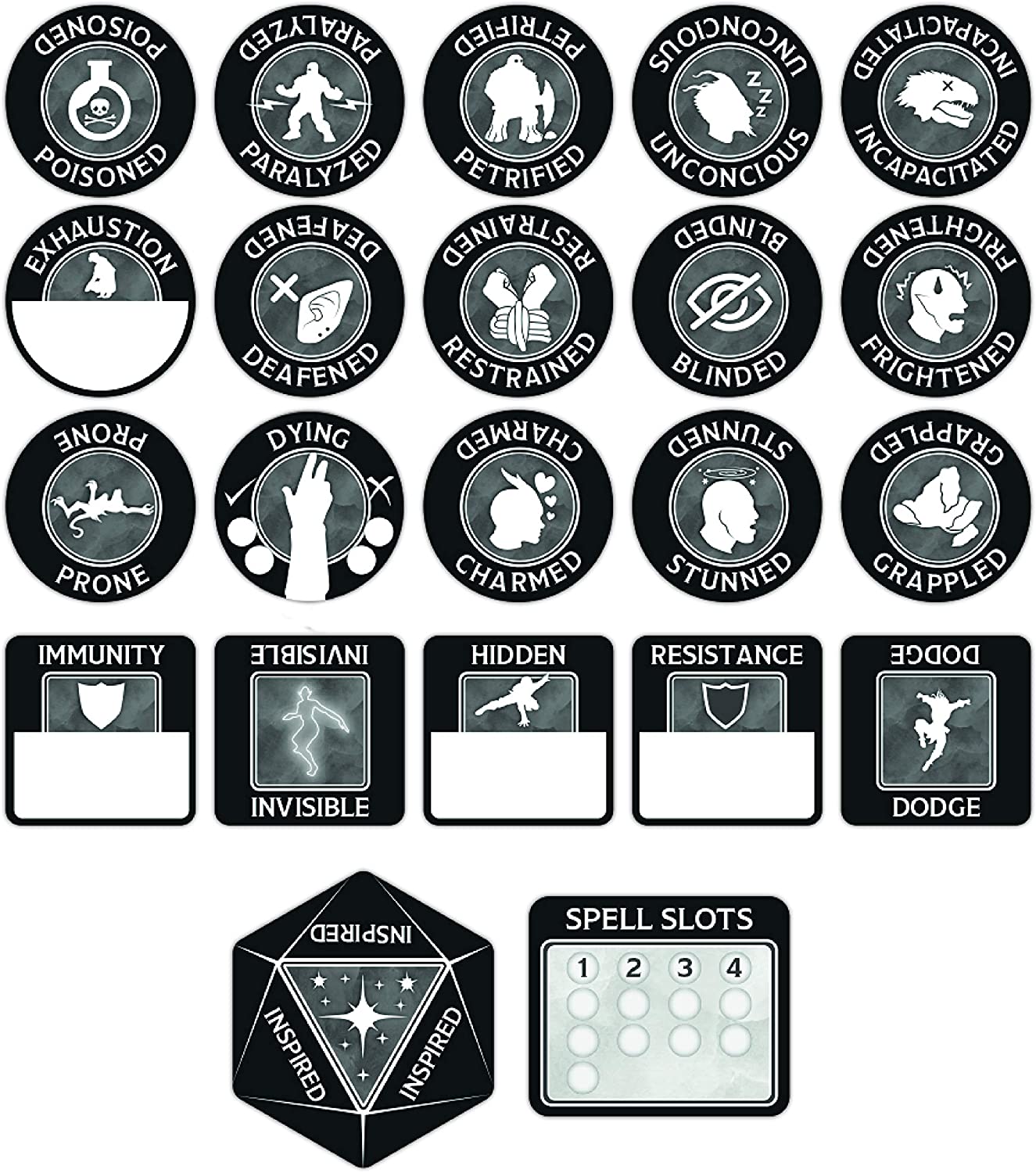 D&D: Rogue Token Set (ONLINE ORDER ONLY)