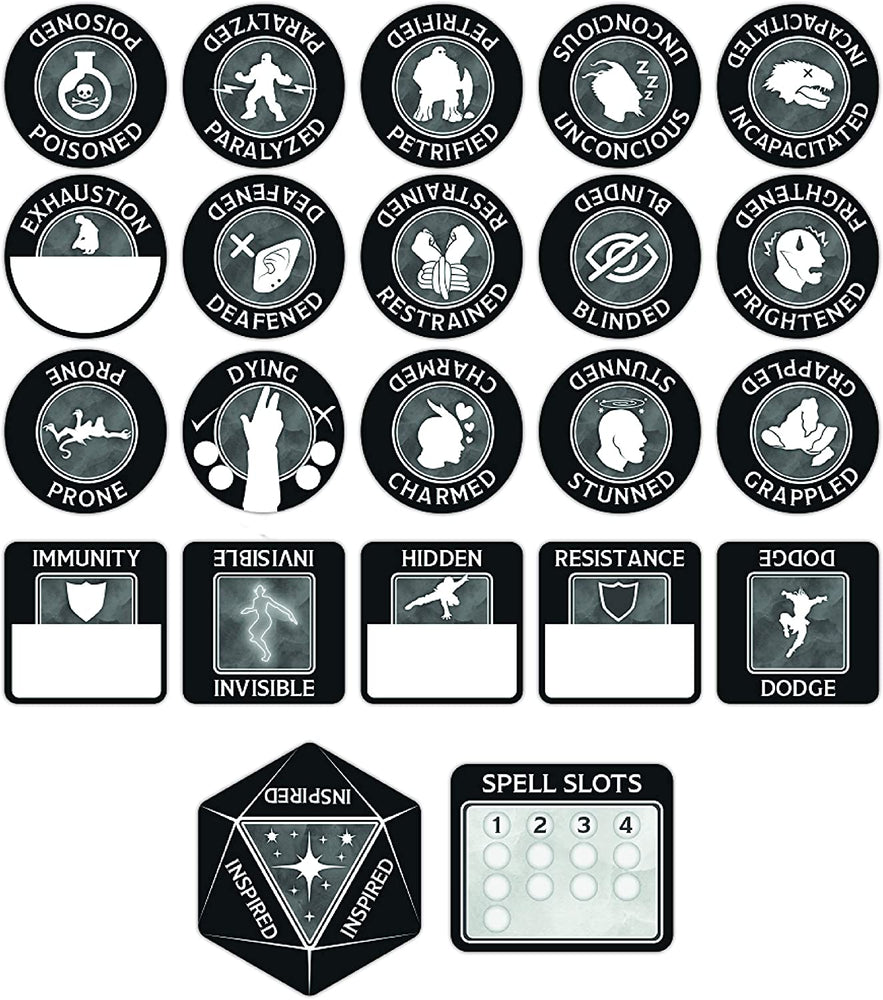 D&D: Rogue Token Set (ONLINE ORDER ONLY)