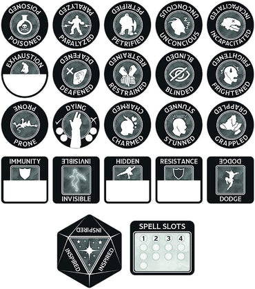 D&D: Rogue Token Set (ONLINE ORDER ONLY)