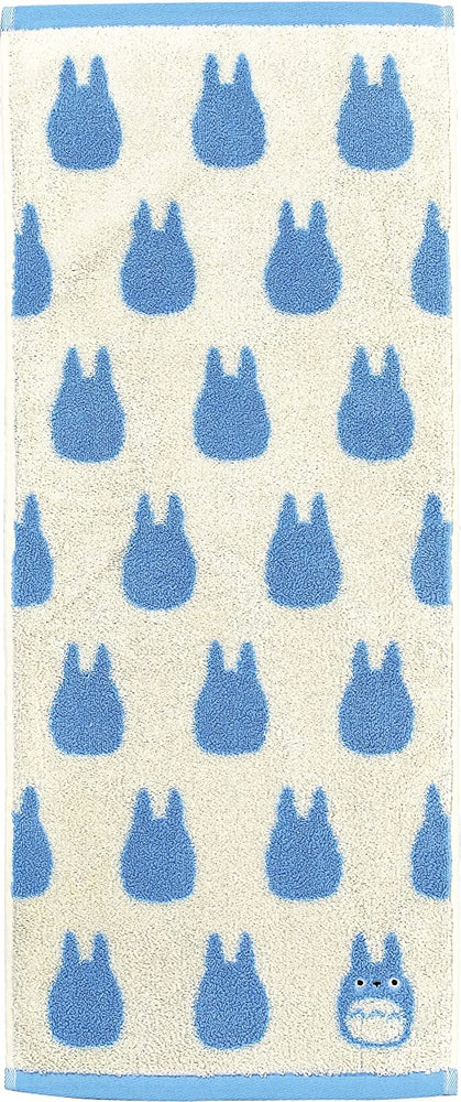 Studio Ghibli Silhouette Series (Face Towel) My Neighbor Totoro Marushin Silhouette Towel Series Light Blue (ONLINE ORDER ONLY)