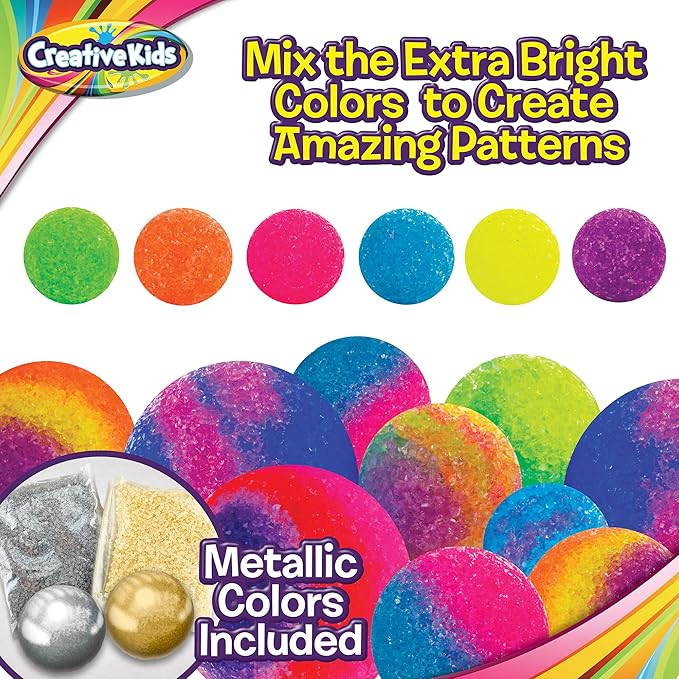 Magic Bouncy Ball Factory Set - Make 75 Stunning DIY Bouncy Balls, Including Light-Up Magic Balls! (ONLINE ORDER ONLY)