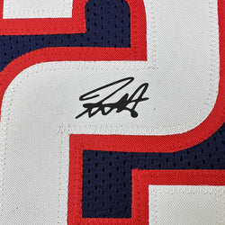 Framed Facsimile Autographed Jamal Murray 35x39 Denver Blue Reprint Laser Auto Basketball Jersey (ONLINE ORDER ONLY)