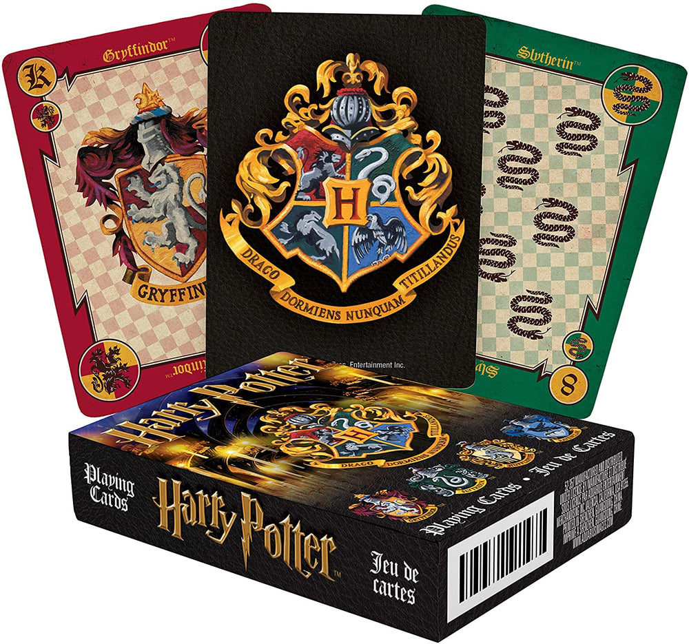 Aquarius Playing Cards: Harry Potter - House Crests (ONLINE ORDER ONLY)