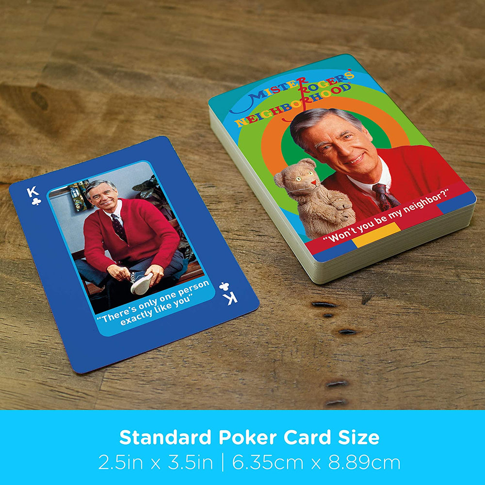 Aquarius Playing Cards: Mister Rogers (ONLINE ORDER ONLY)