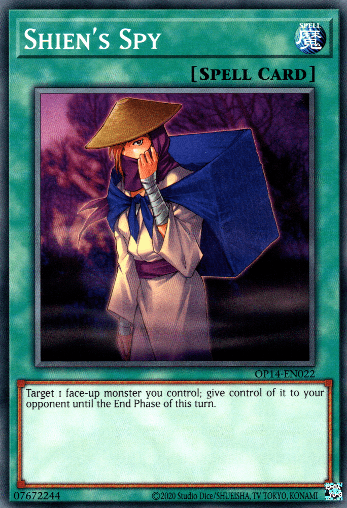 Shien's Spy [OP14-EN022] Common (ONLINE ORDER ONLY)