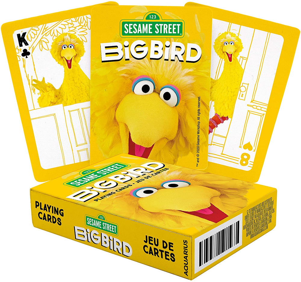 Aquarius Playing Cards: Sesame Street - Big Bird (ONLINE ORDER ONLY)