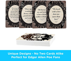 Aquarius Playing Cards: Edgar Allan Poe Quotes (ONLINE ORDER ONLY)