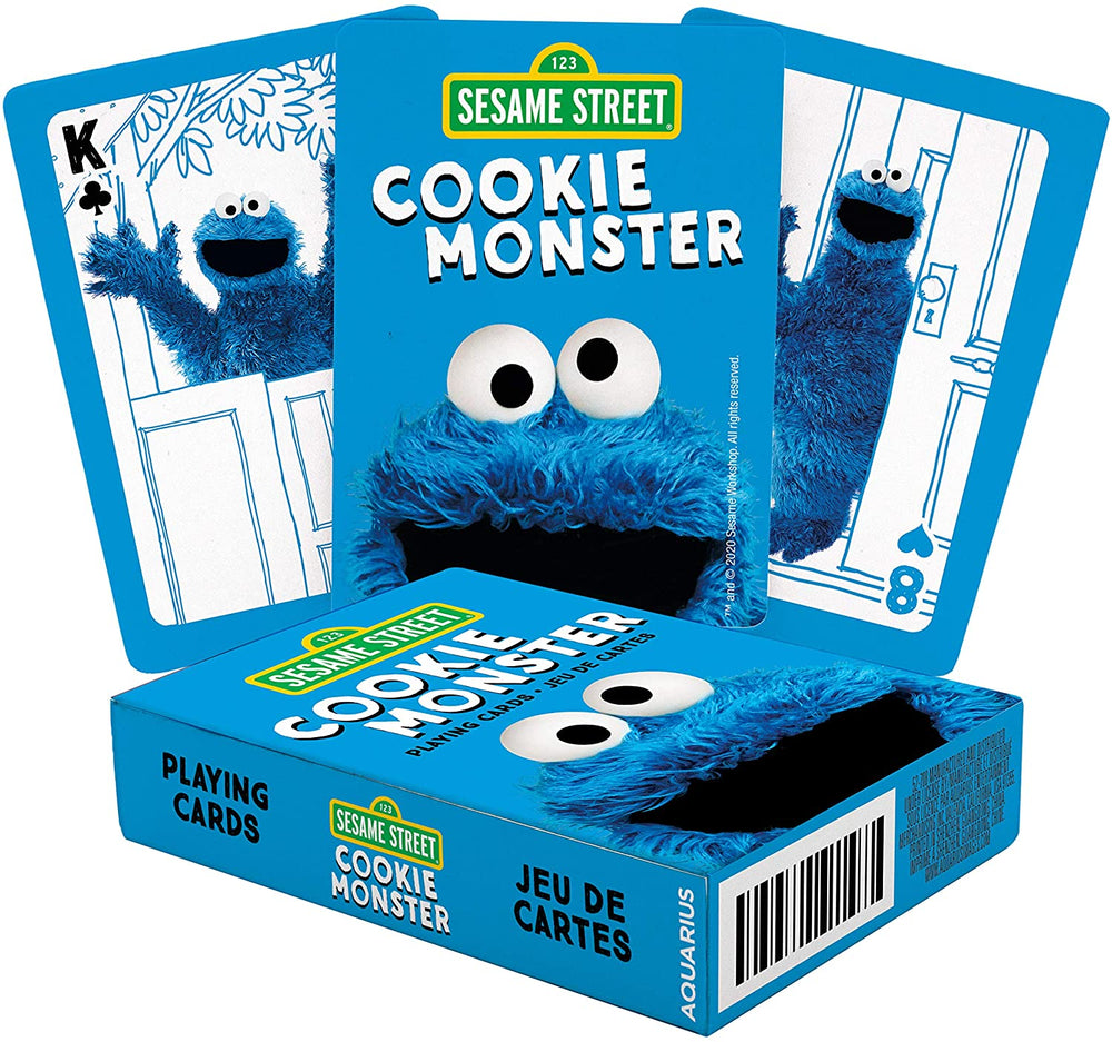 Aquarius Playing Cards: Sesame Street - Cookie Monster (ONLINE ORDER ONLY)