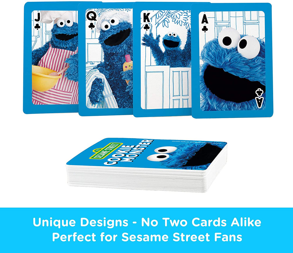 Aquarius Playing Cards: Sesame Street - Cookie Monster (ONLINE ORDER ONLY)
