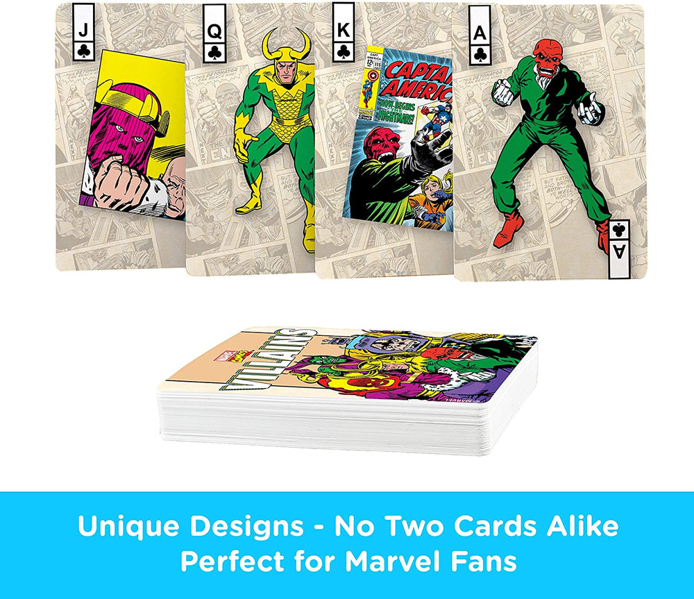Aquarius Playing Cards: Marvel - Villians Retro (ONLINE ORDER ONLY)