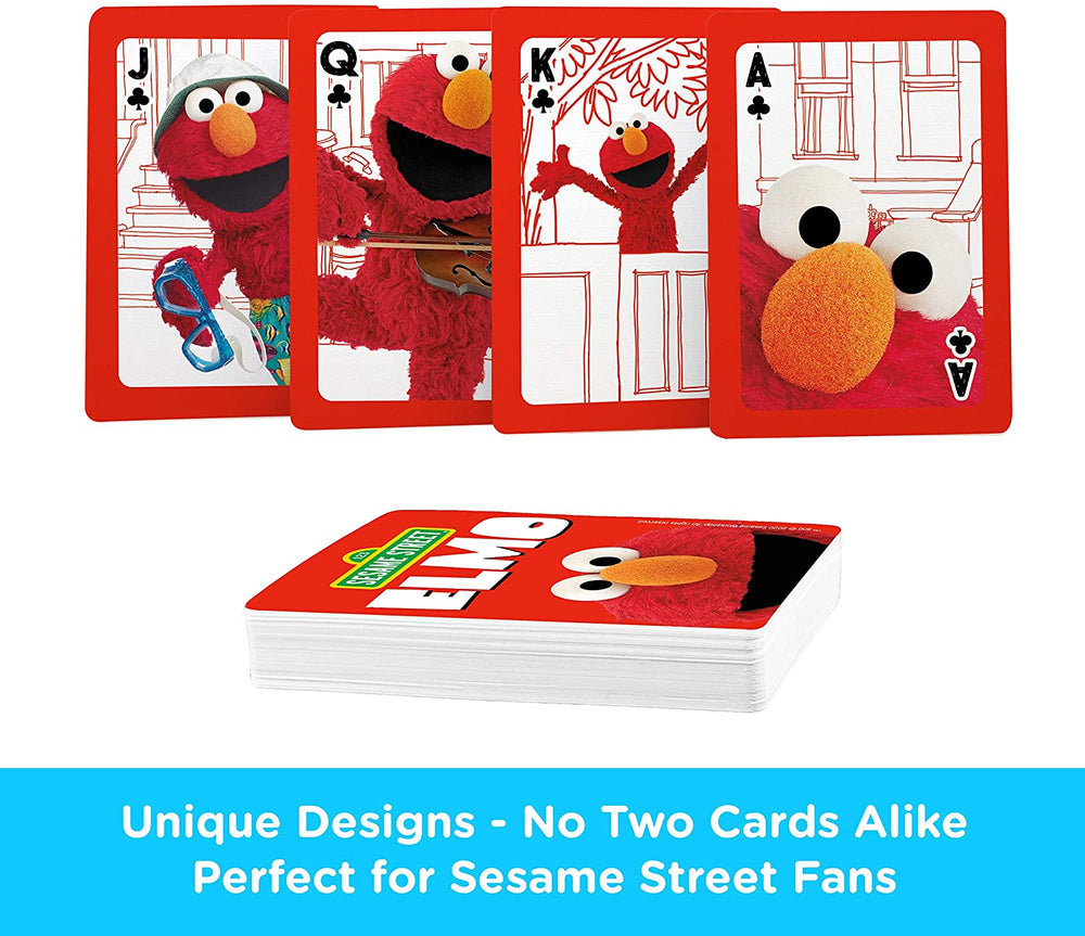 Aquarius Playing Cards: Sesame Street - Elmo (ONLINE ORDER ONLY)