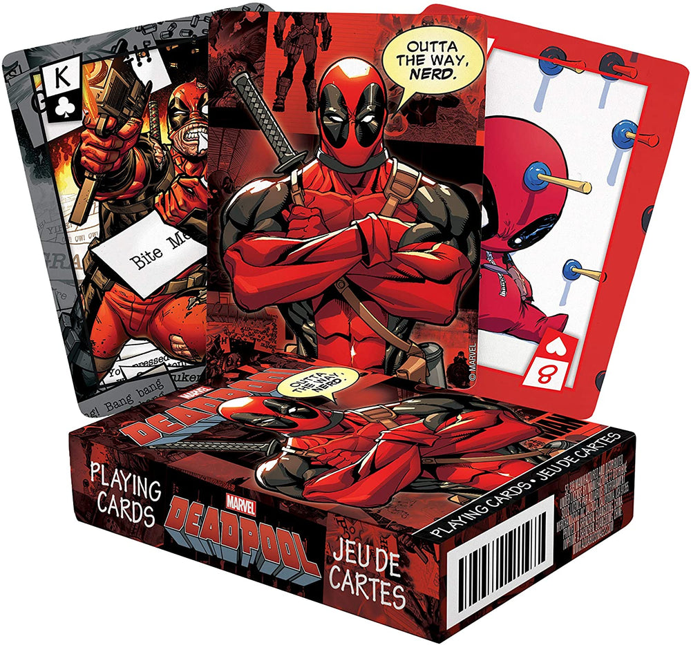 Aquarius Playing Cards: Marvel - Deadpool (ONLINE ORDER ONLY)