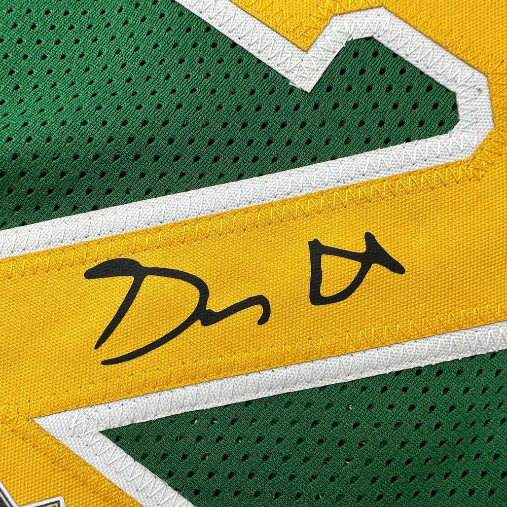 Framed Facsimile Autographed Gary Payton 35x39 Seattle Rookie Green Reprint Laser Auto Basketball Jersey (ONLINE ORDER ONLY)