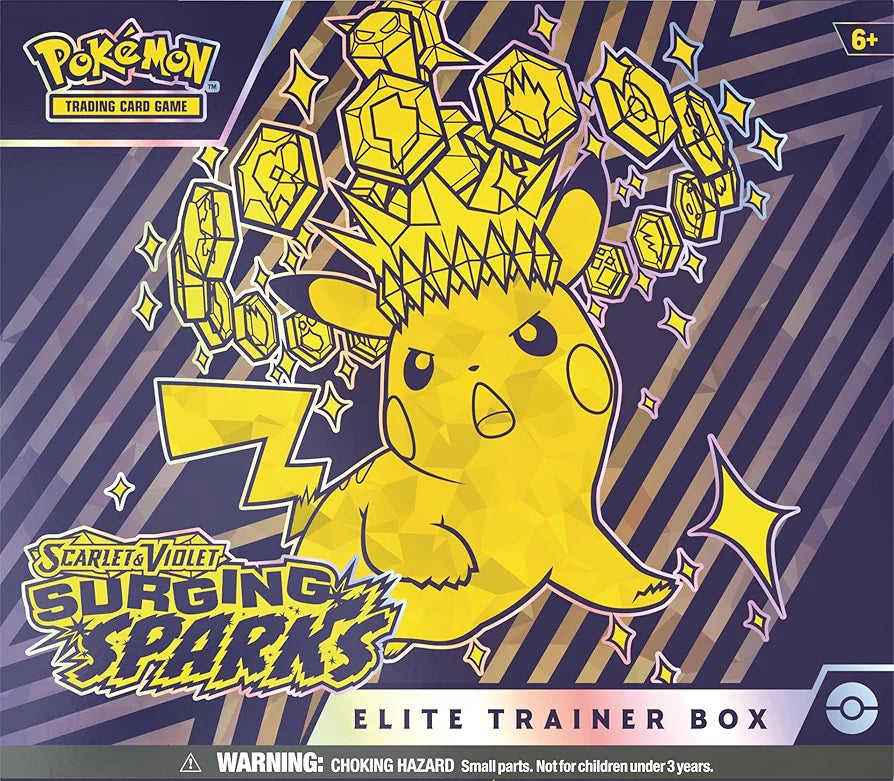 Surging Sparks Elite Trainer Box | Pokemon TCG | New (ONLINE ORDER ONLY)