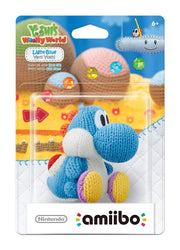Light Blue Yarn Yoshi Amiibo: Yoshi's Woolly World Series (Nintendo Switch) (ONLINE ORDER ONLY)