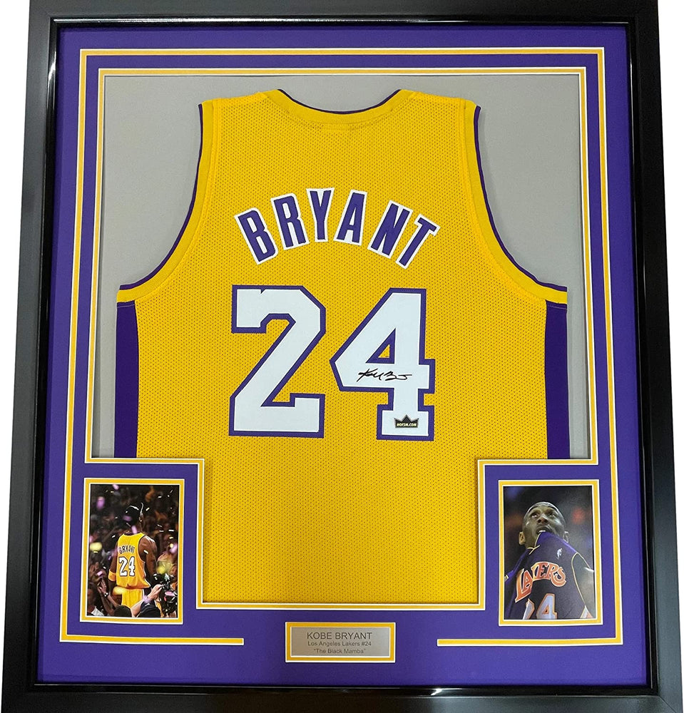 Framed Custom Frame Your Jersey 35x39 Professionally Framed & Matted Deluxe Framing with Photos Jersey Free Shipping (ONLINE ORDER ONLY)
