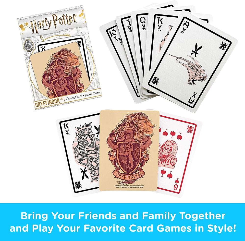 Aquarius Playing Cards: Harry Potter - Gryffindor (ONLINE ORDER ONLY)