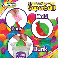 Magic Bouncy Ball Factory Set - Make 75 Stunning DIY Bouncy Balls, Including Light-Up Magic Balls! (ONLINE ORDER ONLY)