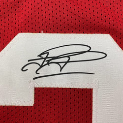 Framed Facsimile Autographed Tua Tagovailoa 35x39 Alabama Red Reprint Laser Auto College Football Jersey (ONLINE ORDER ONLY)