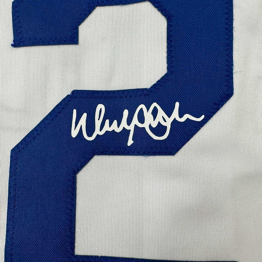 Framed Facsimile Autographed Walker Buehler 35x39 Los Angeles LA White Reprint Laser Auto Baseball Jersey (ONLINE ORDER ONLY)