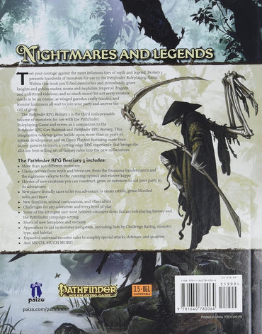 Pathfinder - Bestiary 3, Pocket Edition 1e (Online Order Only)