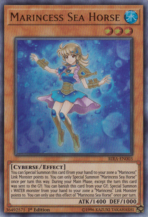Marincess Sea Horse [RIRA-EN003] Ultra Rare (ONLINE ORDER ONLY)