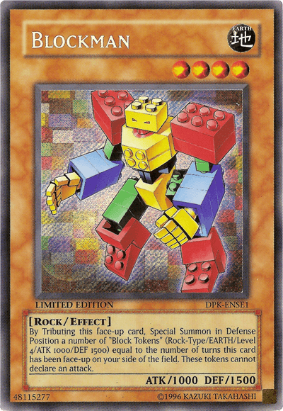 Blockman [DPK-ENSE1] Secret Rare (ONLINE ORDER ONLY)