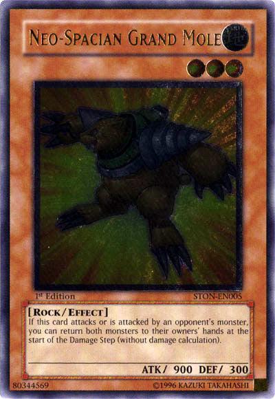 Neo-Spacian Grand Mole [STON-EN005] Ultimate Rare (ONLINE ORDER ONLY)
