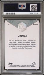 Graded 2023 Topps Chrome Disney 100 Ursula #54 Refractor The Little Mermaid Trading Card PSA 10 Gem Mint