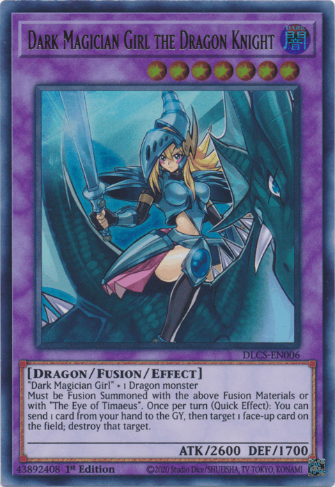 Dark Magician Girl the Dragon Knight [DLCS-EN006] Ultra Rare (ONLINE ORDER ONLY)