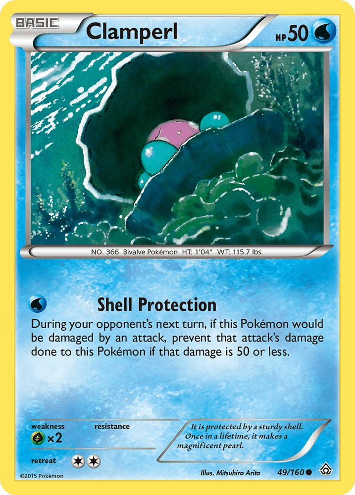 Clamperl (49/160) [XY: Primal Clash] (Online Only)
