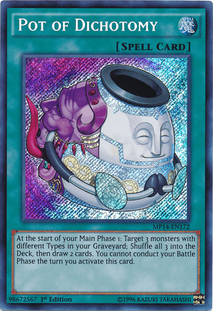 Pot of Dichotomy [MP14-EN172] Secret Rare (ONLINE ORDER ONLY)