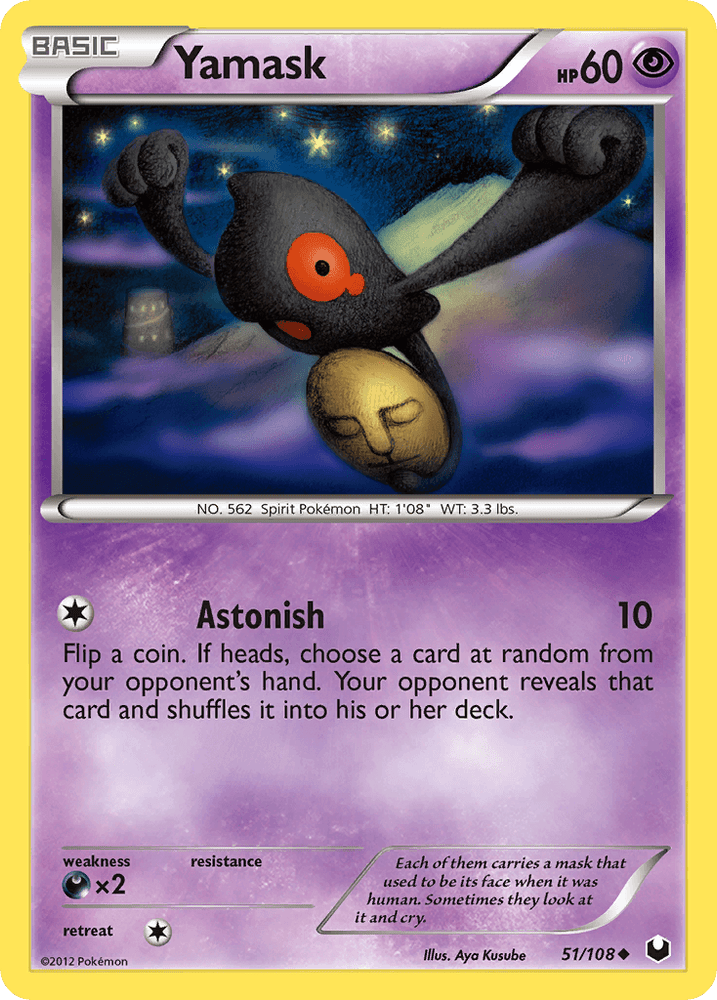 Yamask (51/108) [Black & White: Dark Explorers] (Online Only)
