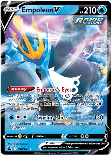 Empoleon V (040/163) [Sword & Shield: Battle Styles] (Online Only)
