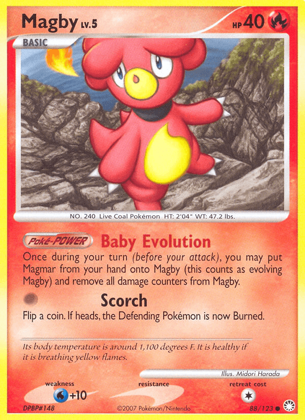 Magby (88/123) [Diamond & Pearl: Mysterious Treasures] (Online Only)